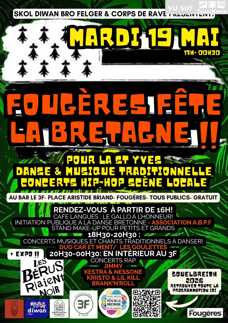 Concert et Fest-Noz&nbsp;à&nbsp;Fougères