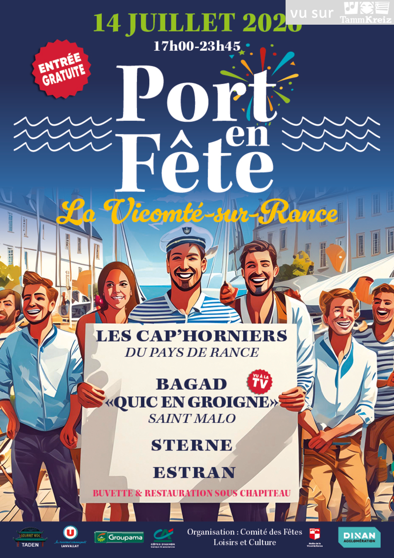 Concert et Fest-Noz&nbsp;à&nbsp;La Vicomté-sur-Rance