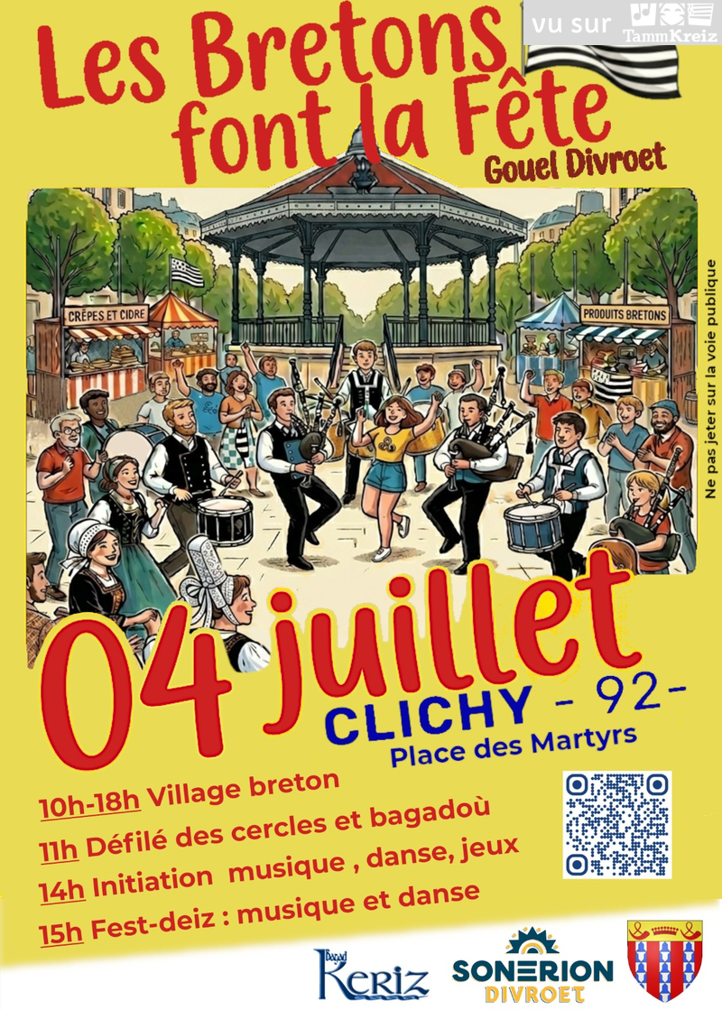 Spectacle et fest-deiz&nbsp;à&nbsp;Clichy