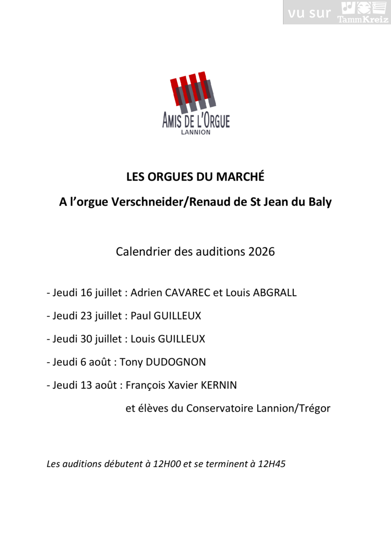 Concert&nbsp;à&nbsp;Lannion