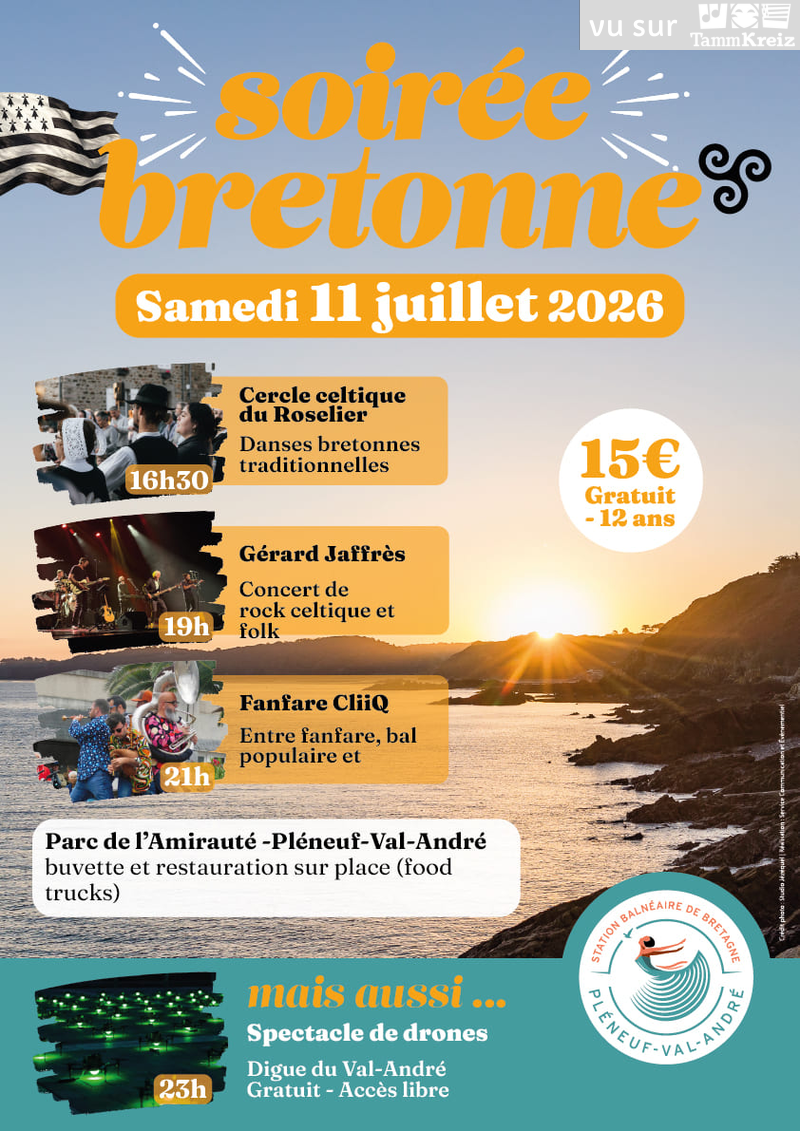Concert et spectacle&nbsp;à&nbsp;Pléneuf-Val-André
