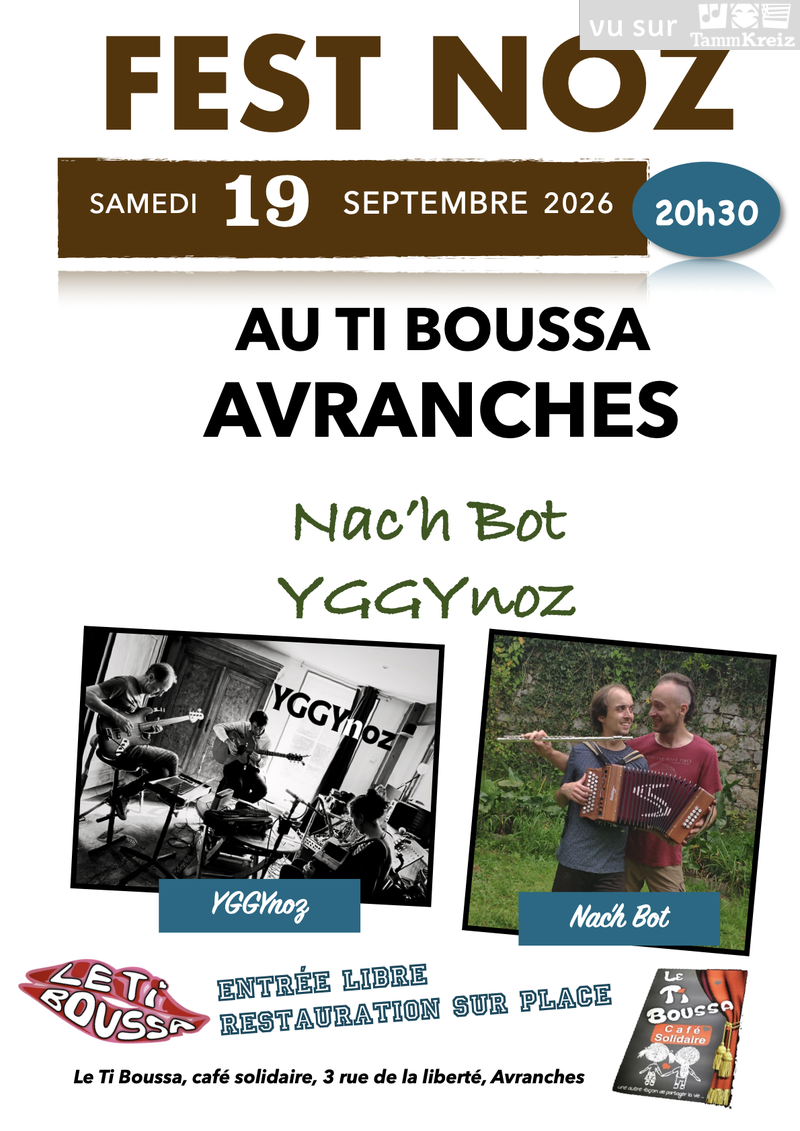 Fest Noz&nbsp;à&nbsp;Avranches