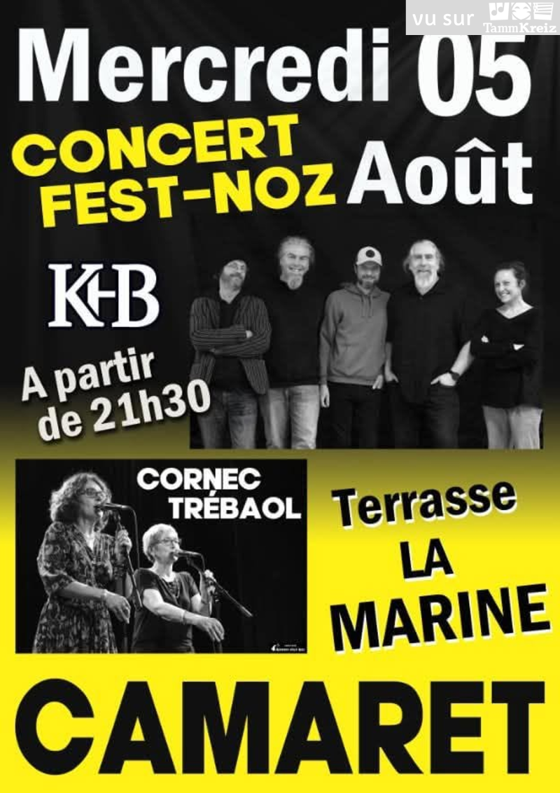 Concert et Fest-Noz&nbsp;à&nbsp;Camaret-sur-Mer
