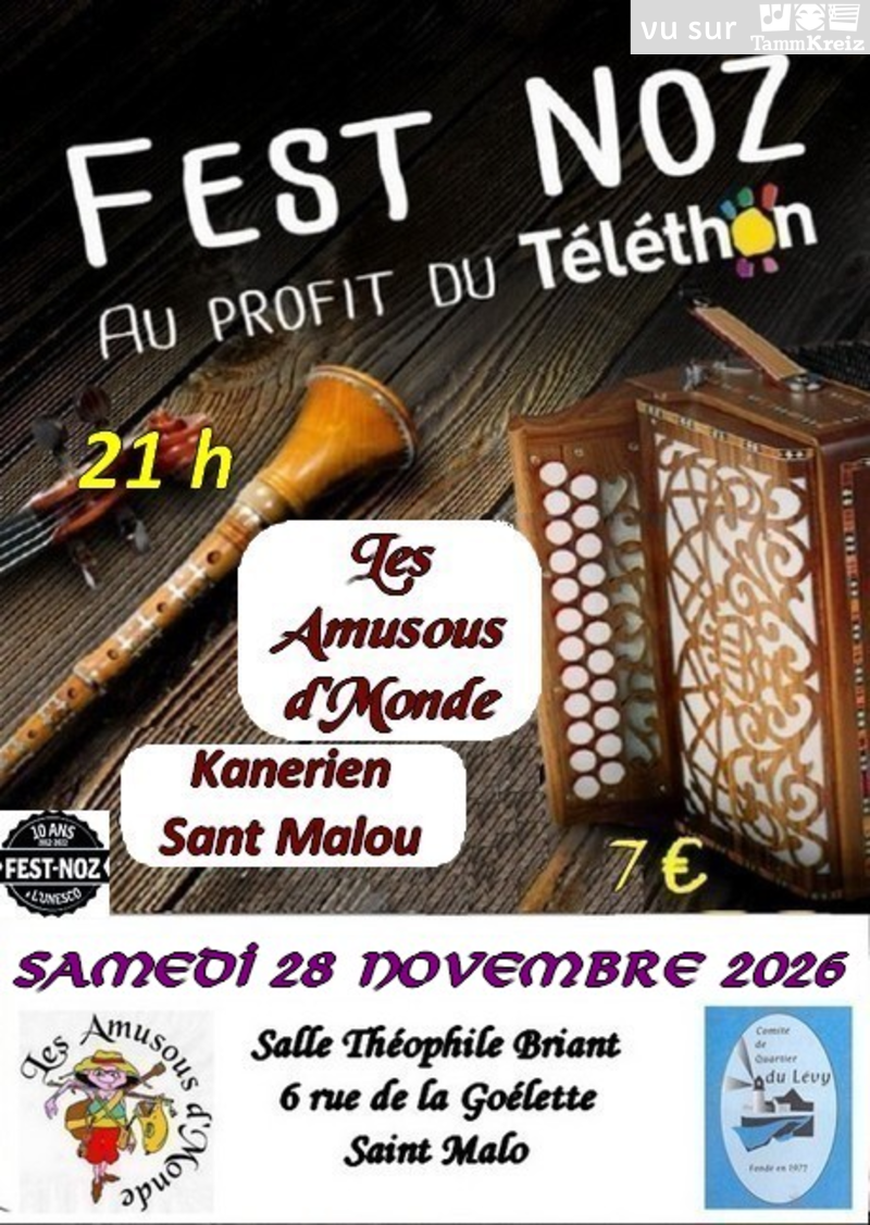Fest Noz&nbsp;à&nbsp;Saint-Malo