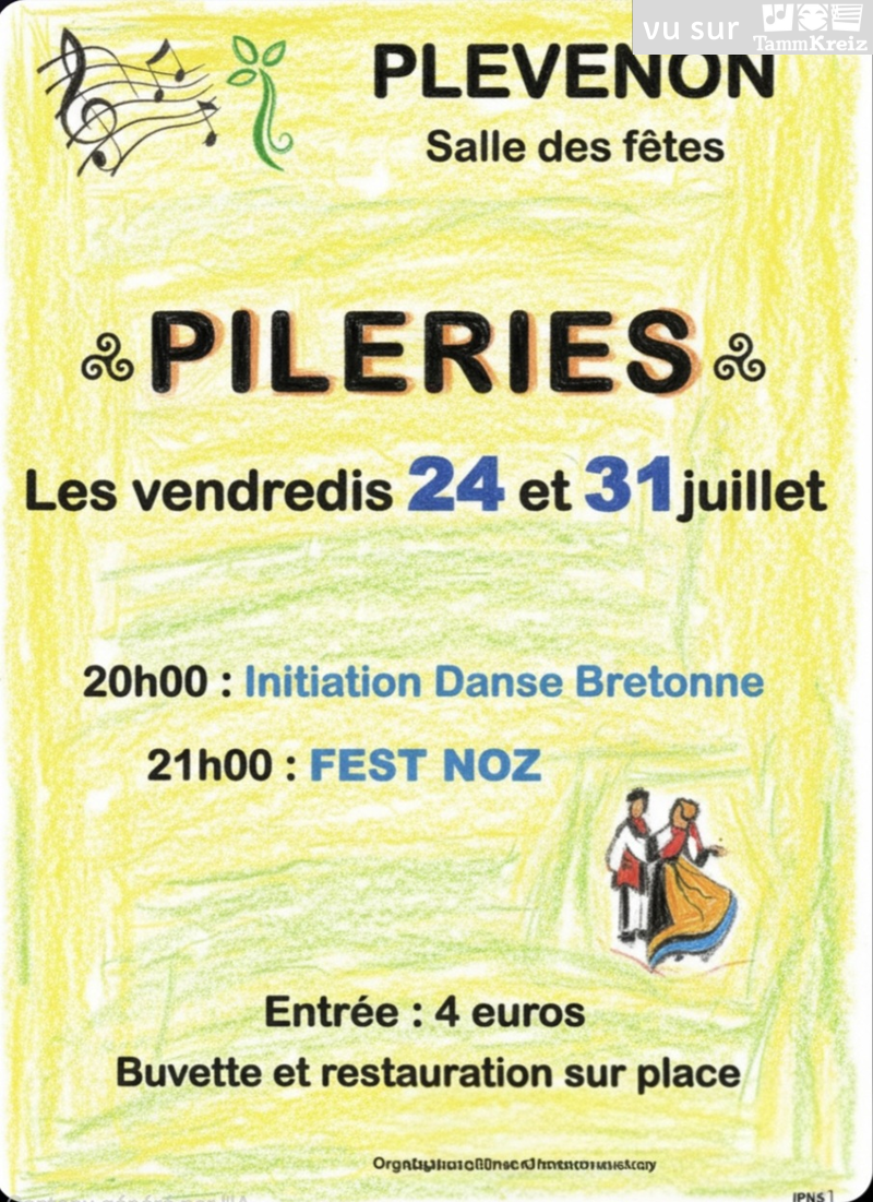 Fest Noz&nbsp;à&nbsp;Plévenon