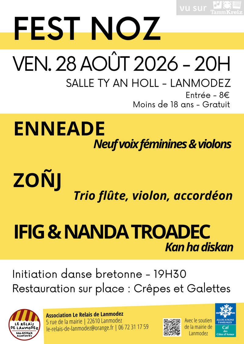 Fest Noz&nbsp;à&nbsp;Lanmodez