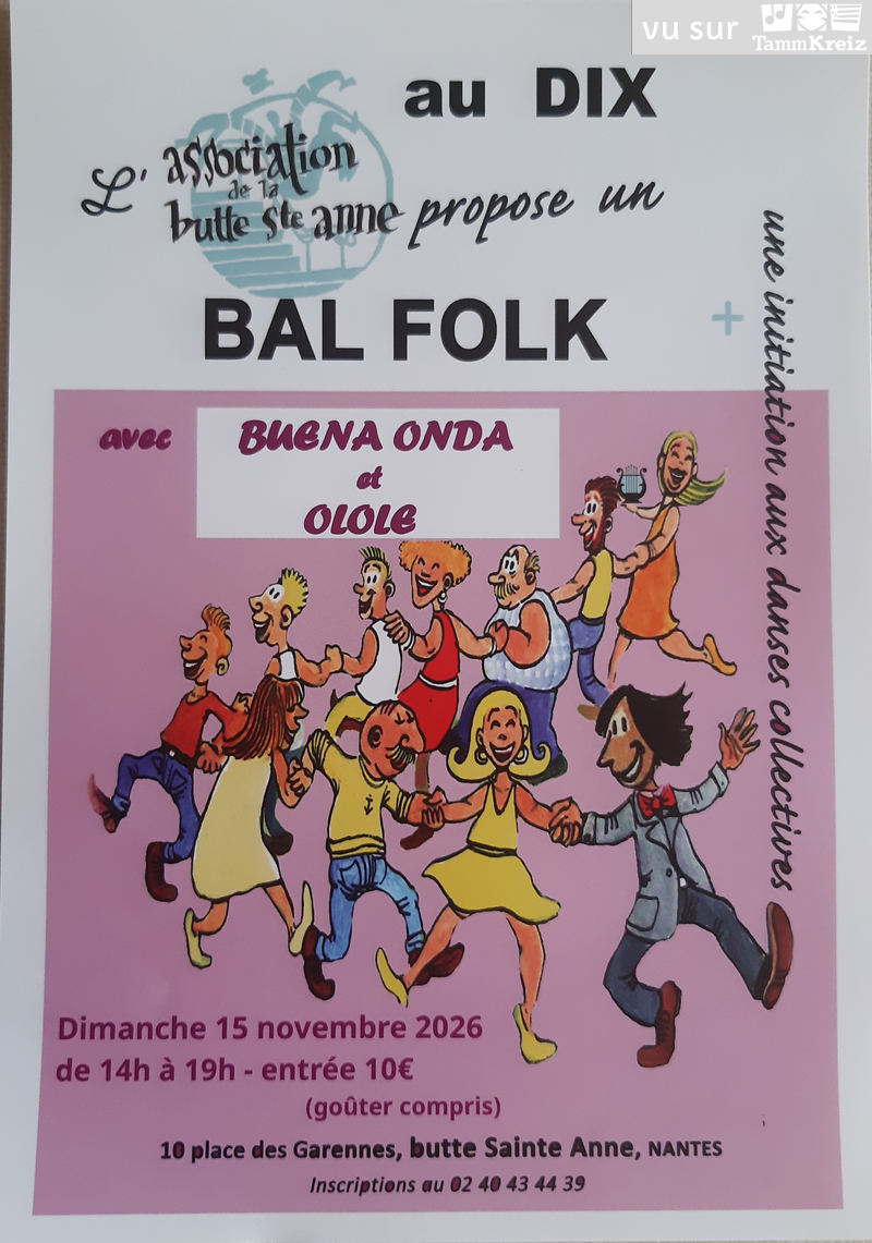 Fest-Noz/Bal folk&nbsp;à&nbsp;Nantes