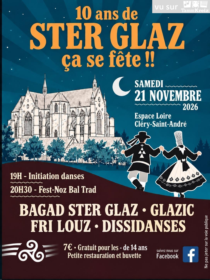 Fest Noz&nbsp;à&nbsp;Cléry-Saint-André
