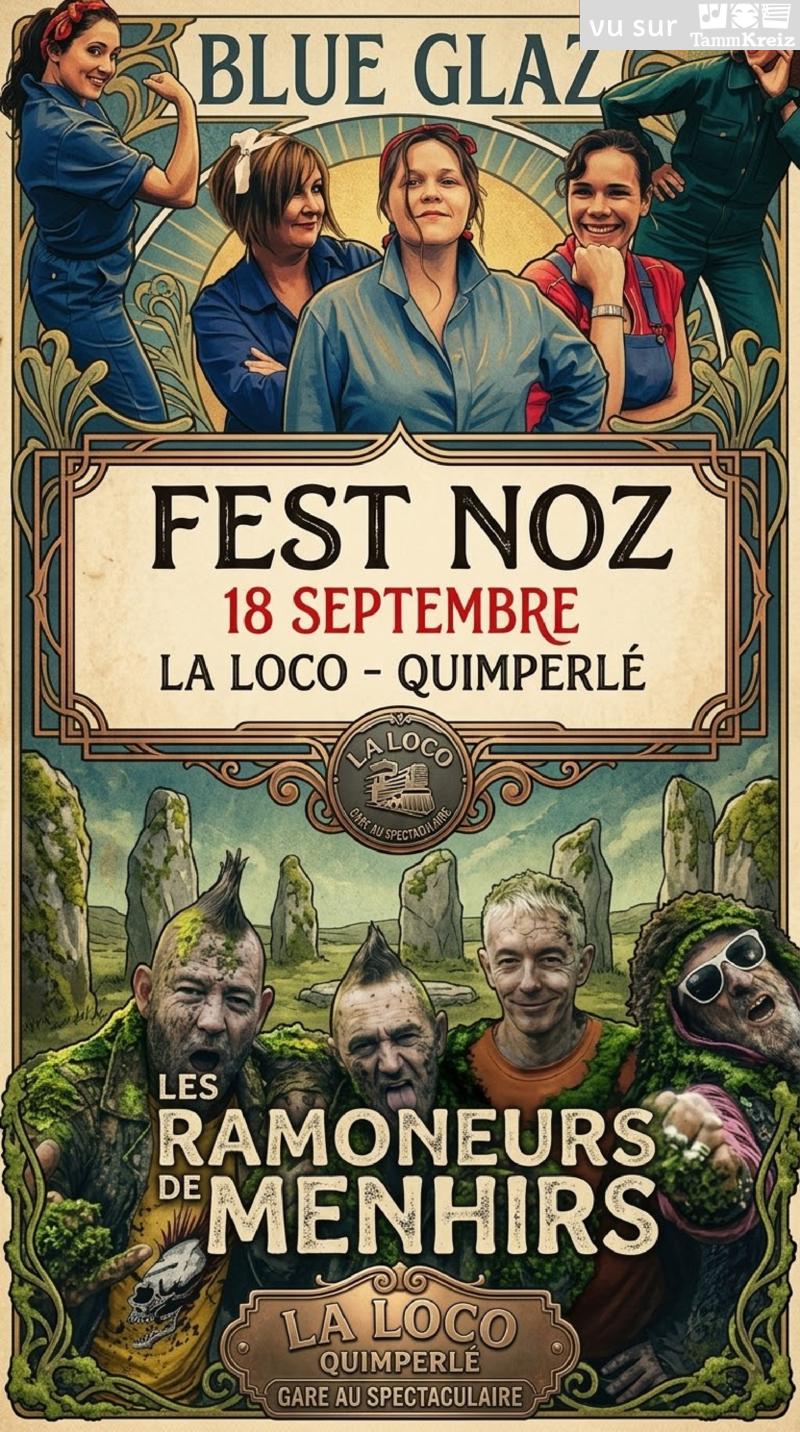 Fest Noz&nbsp;à&nbsp;Quimperlé