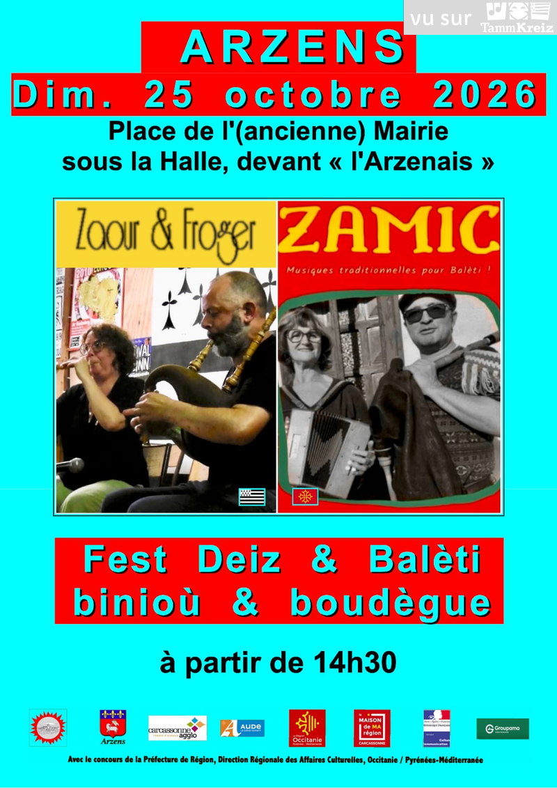 Fest-deiz/bal&nbsp;à&nbsp;Arzens 