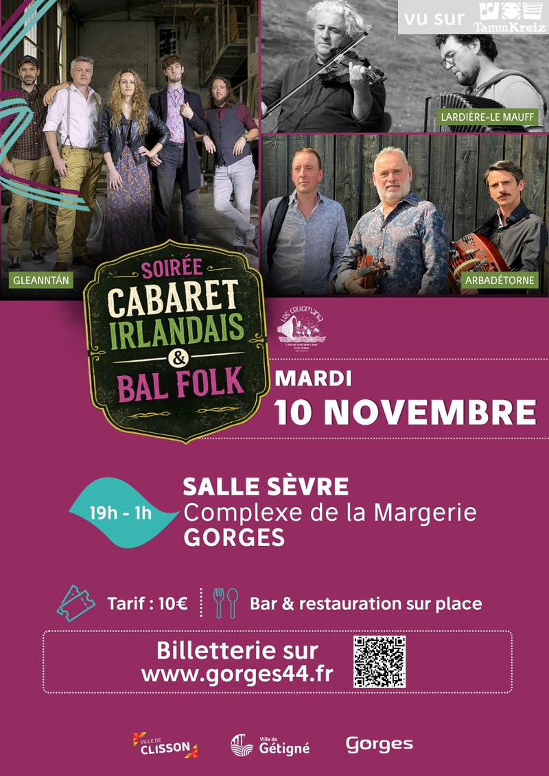 Cabaret/Fest-noz&nbsp;à&nbsp;Gorges