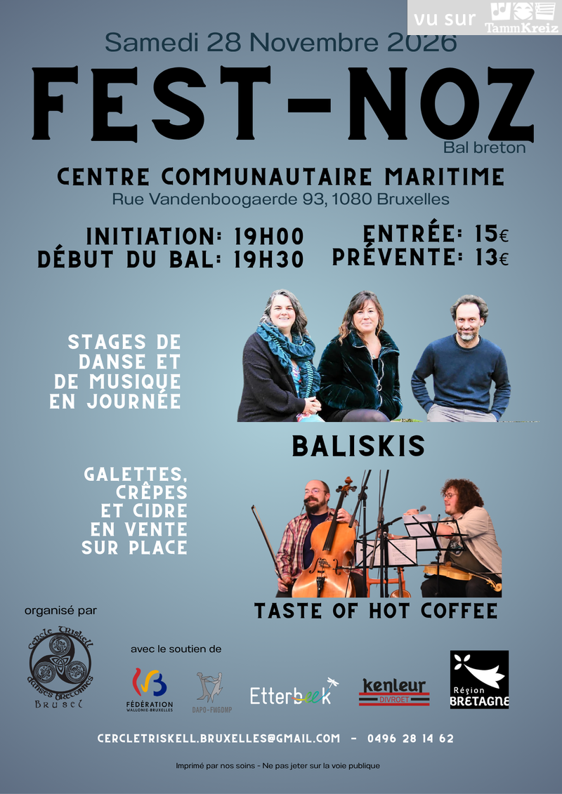 Fest Noz&nbsp;à&nbsp;Bruxelles