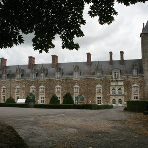 Cour du Château de La Groulais